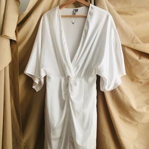 ASOS silk knitted dress